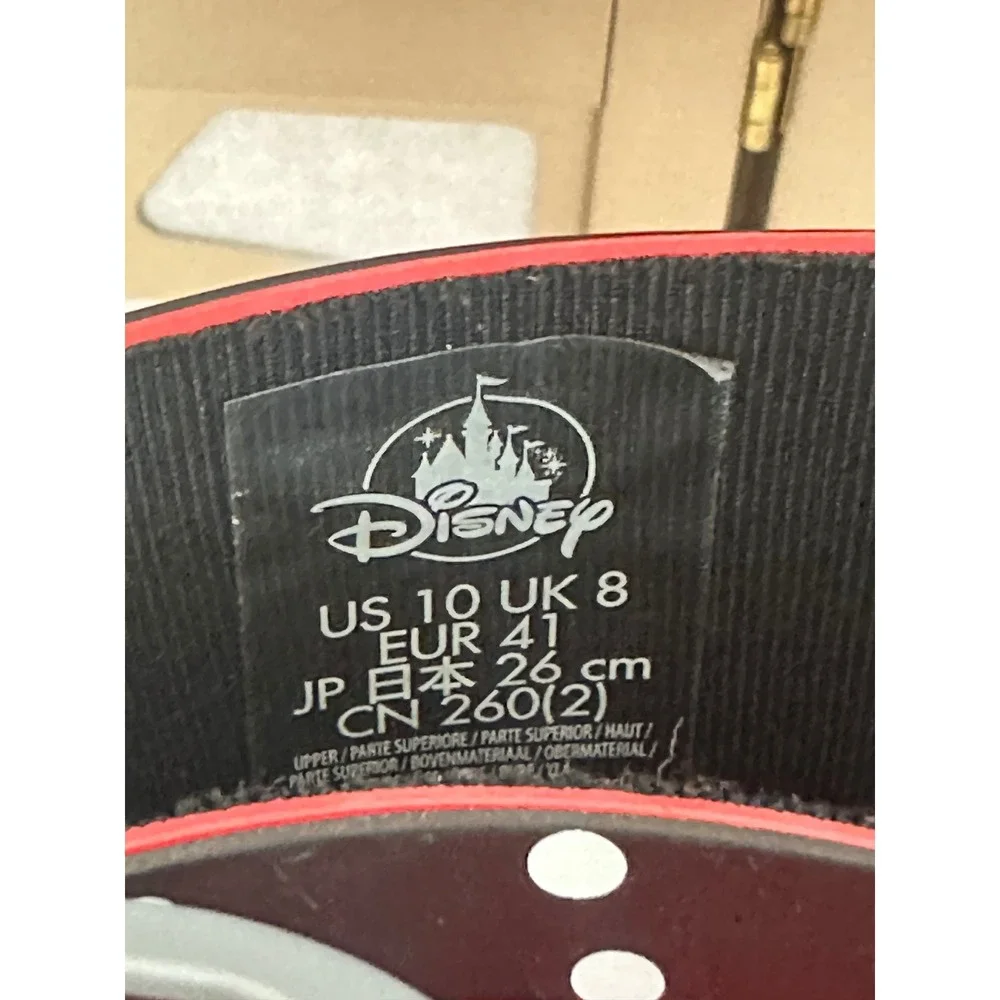 NWT Disney Minnie Mouse Red Polka Dot Rain Boots Womens SZ 10 Waterproof Rubber
